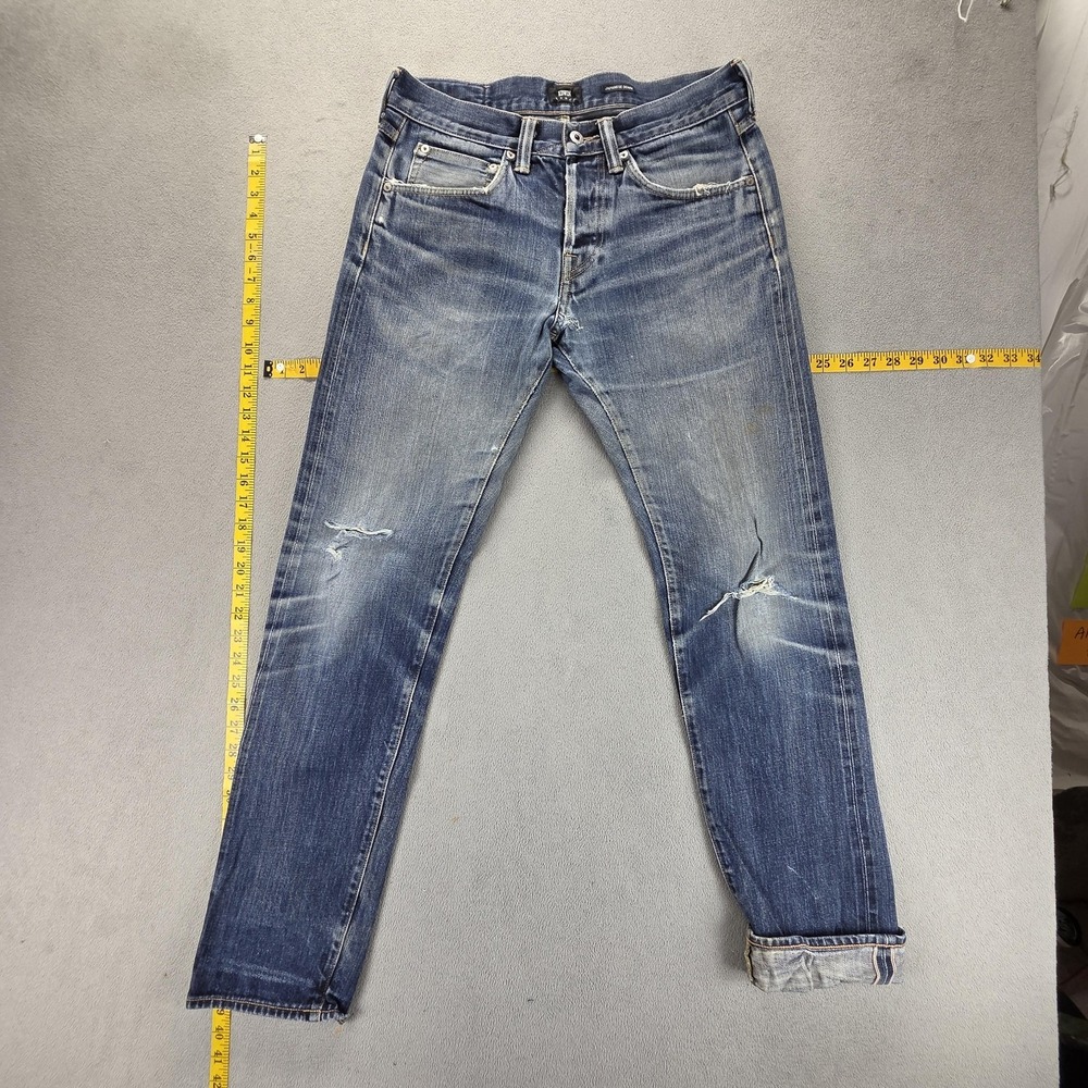 Edwin Jeans‎ Mens Selvedge ED-55 Regular Tapered Whiskers Honeycomb Fits 30x32